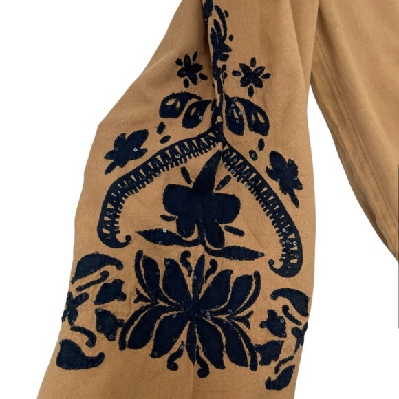 Soft Surroundings oversized women's relaxed tassels capris size large - Picture 5 of 7